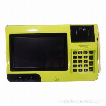 3G 7-inch Mini Touchscreen Kiosk with POS, Scan, Printer, USB, Battery, Bluetooth, TF, Wi-Fi
